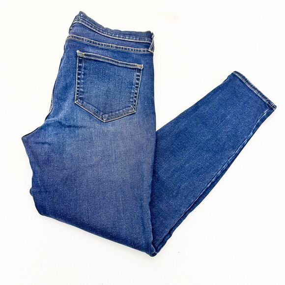 L'Agence Brigitte Skinny Mid Rise Bay Dark Wash Denim Jeans Size 30 - Picture 8 of 8